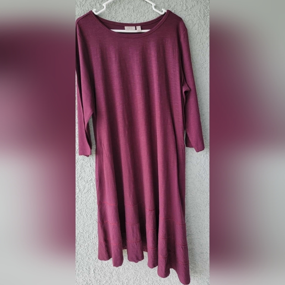 LOGO Lori Goldstein  Flowy Maxi Dress